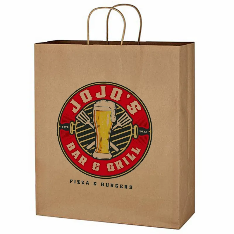 Kraft Paper Tote Bags - Custom Promo Now - UK