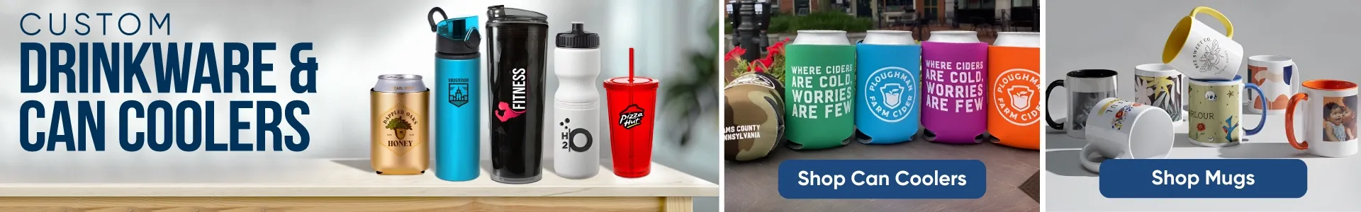 CustomPromoNow.co.uk Drinkware & Can Coolers