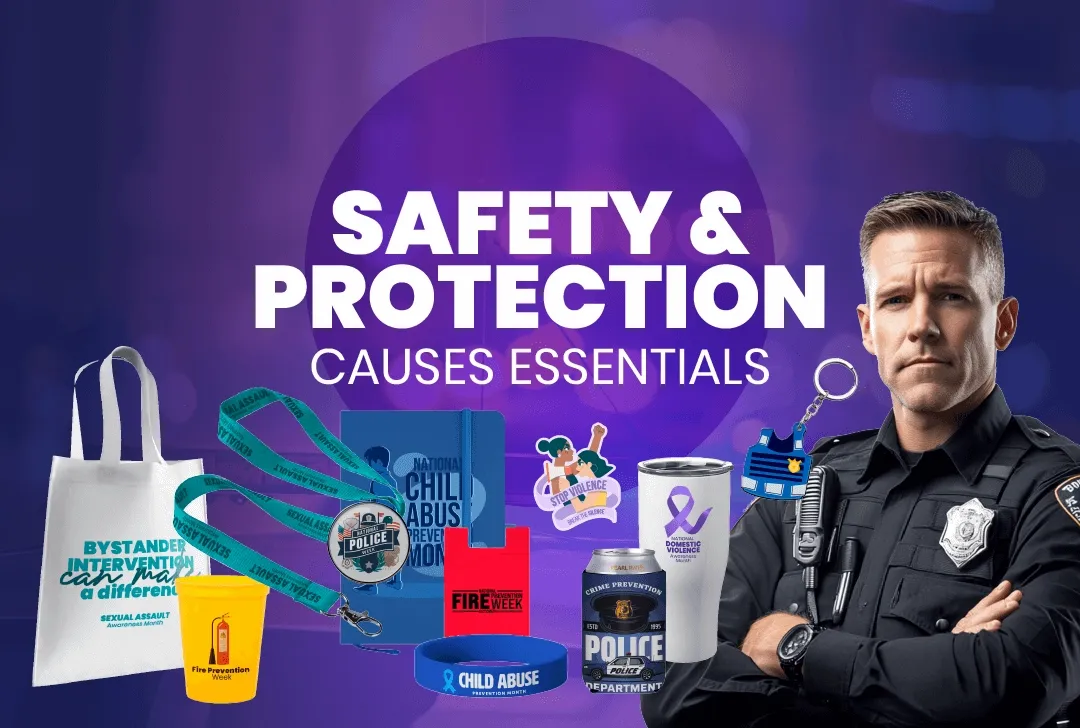 CustomPromoNow.co.uk Safety and Protection Causes