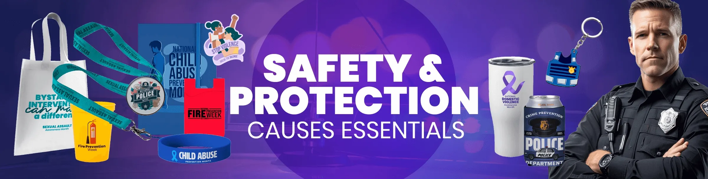 CustomPromoNow.co.uk Safety and Protection Causes