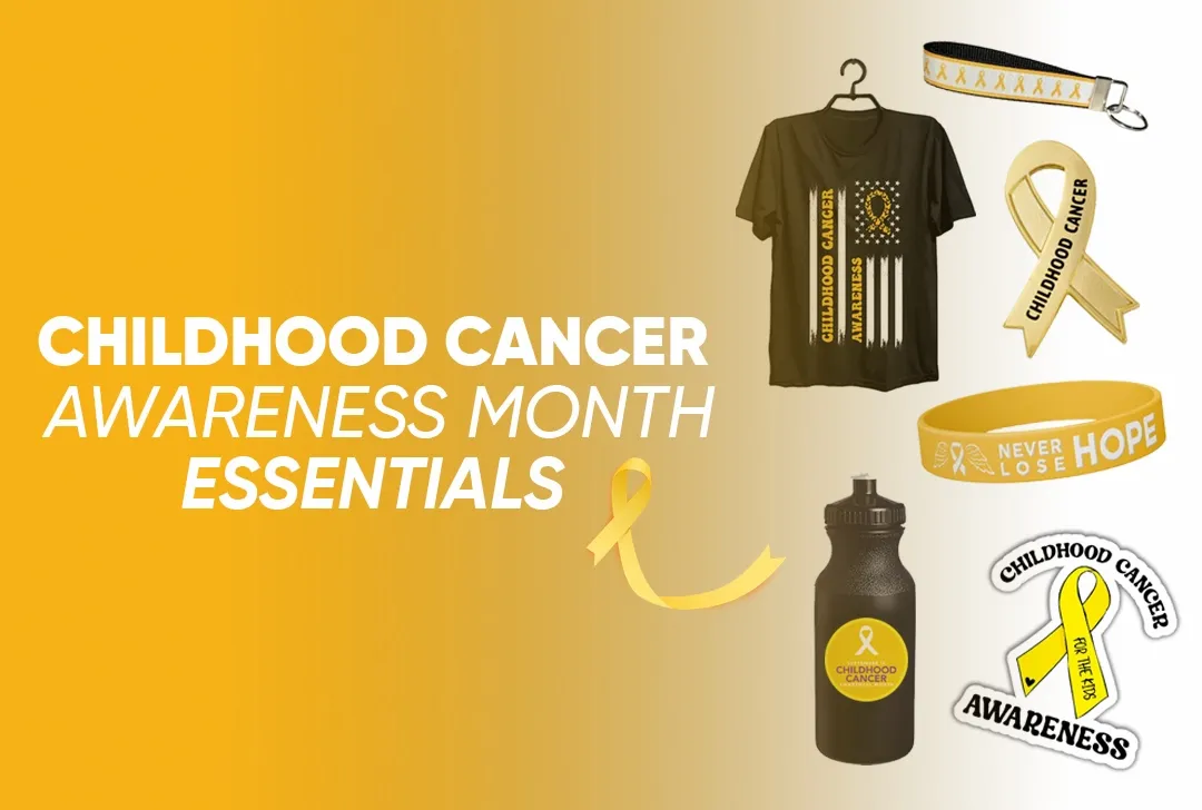 CustomPromoNow.co.uk Childhood Cancer Awareness Month