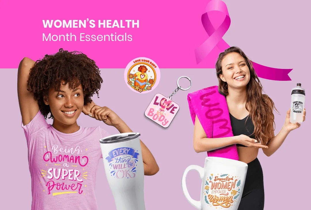 CustomPromoNow.co.uk Women's Health Month