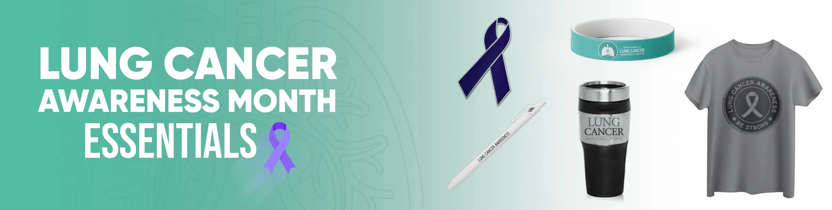 CustomPromoNow.co.uk Customize Your Lung Cancer Awareness Month