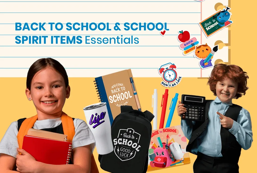 CustomPromoNow.co.uk Back to School/School Spirit Items