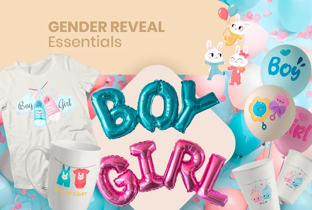 CustomPromoNow.co.uk Gender Reveal