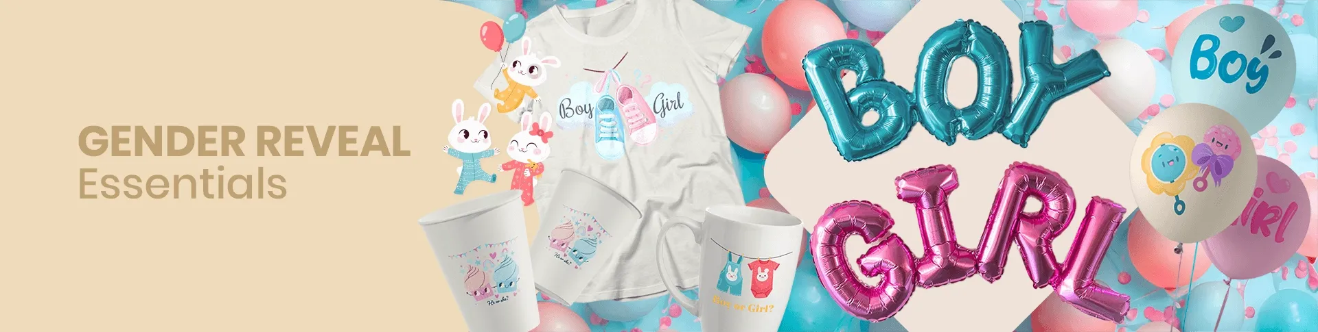 CustomPromoNow.co.uk Gender Reveal