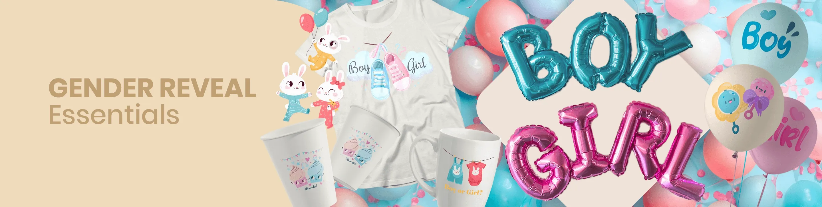 CustomPromoNow.co.uk Gender Reveal