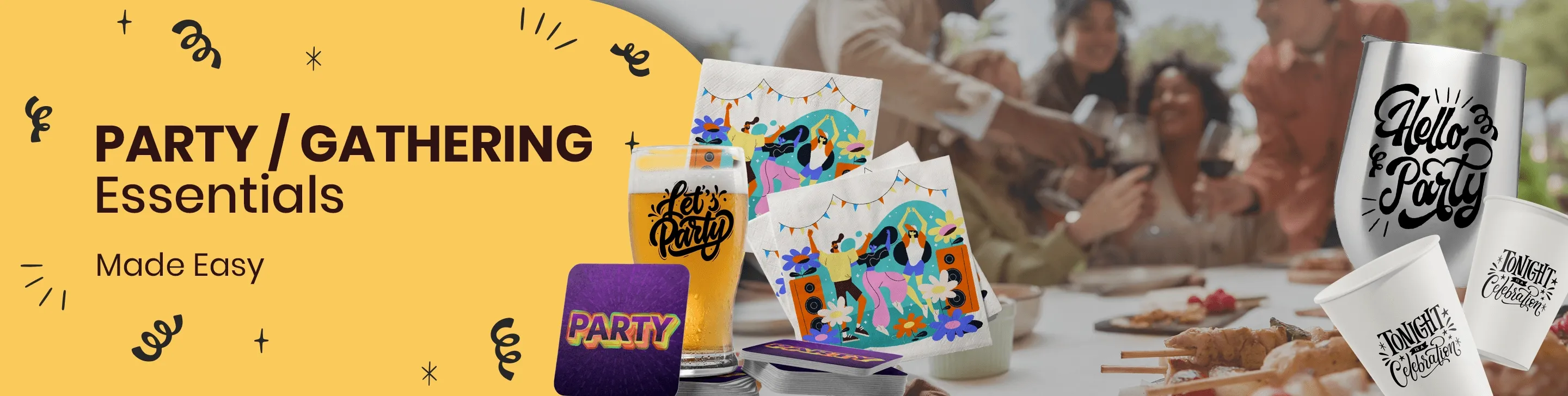 CustomPromoNow.co.uk Party/Gathering Essentials