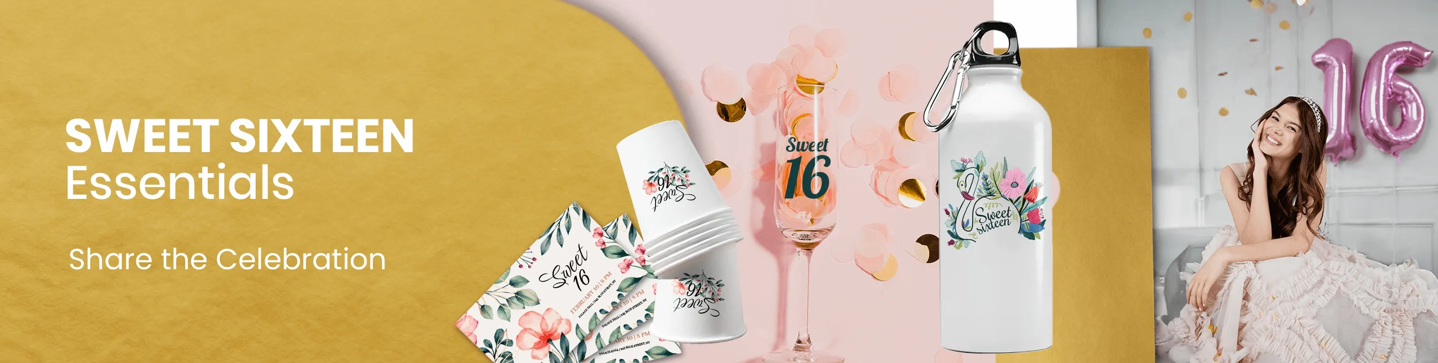 CustomPromoNow.co.uk Sweet Sixteen