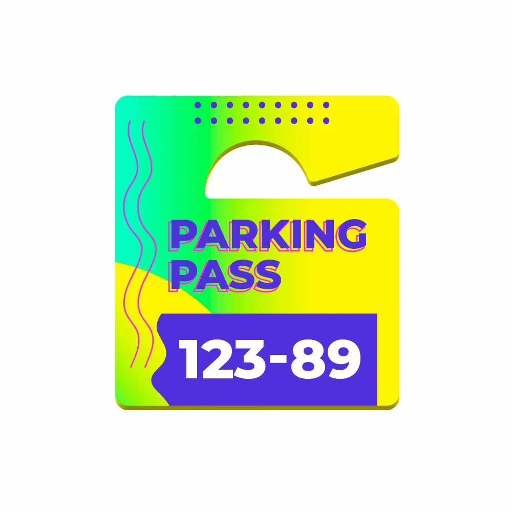 Parking Passes - Custom Promo Now - UK