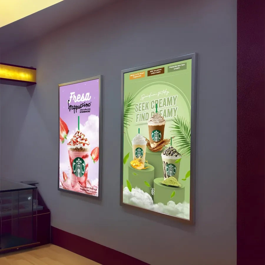 Aluminium Photo Frame Slim light Box - Custom Promo Now - UK
