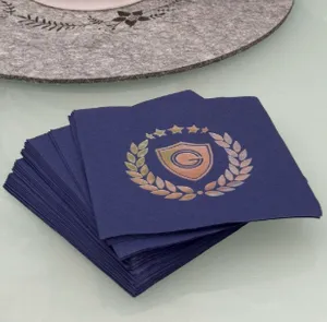 CustomPromoNow.co.uk - Custom Foil Stamped Beverage Napkin