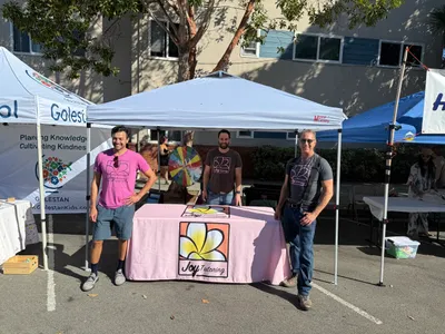 Custom Rectangle Table Covers - Solano Stroll a neighborhood street fair in Albany and Berkeley CA