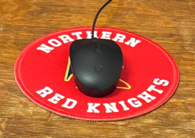 Really love our custom Northern Red Knights mouse pads