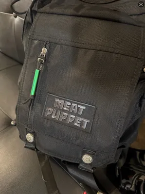 I had these patches made for members of our puppeteering team on a project - this is on my set bag