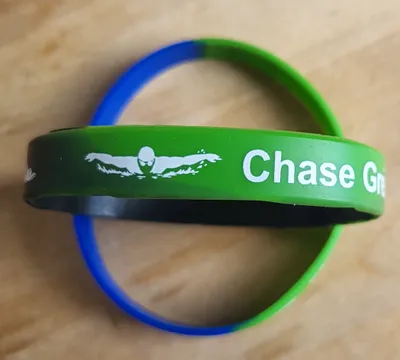 these were made as heat winner prizes and spot prizes at a swim event
