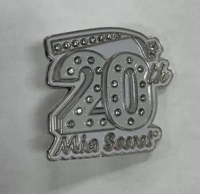 Rhinestone Pin - Celebrating our 20th anniversary