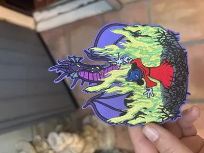 Embroidered Patches - Made these for an event I was attending The colors make this design pop and I am so grateful for Custom Patch Factory for helping to make these