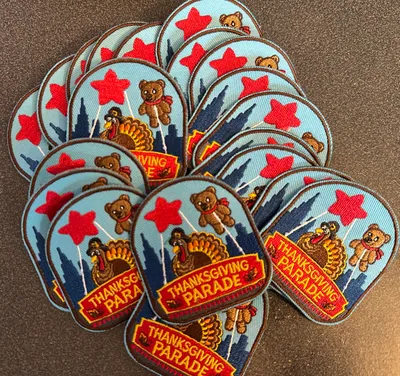 Embroidered Patches - Thanksgiving Parade Scavenger Hunt for Girl Scouts