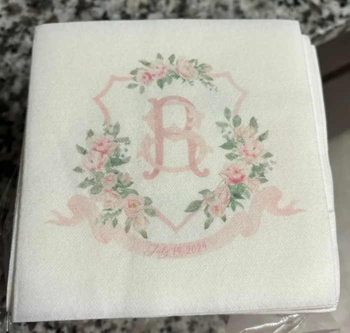 CustomPromoNow.co.uk - Custom Linen Beverage Napkin