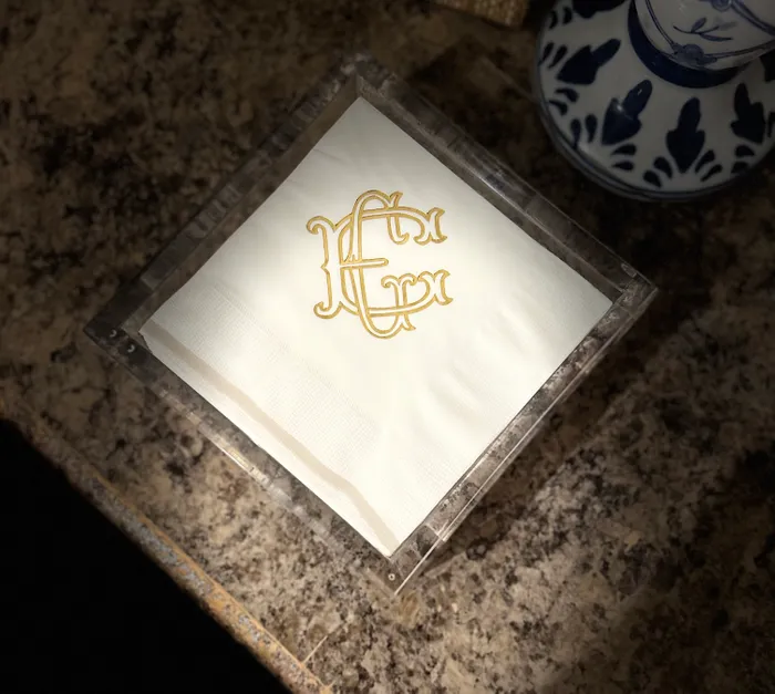 CustomPromoNow.co.uk - Custom Foil Stamped Beverage Napkin