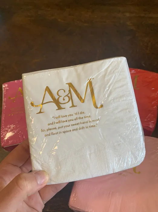 CustomPromoNow.co.uk - Custom Foil Stamped Beverage Napkin