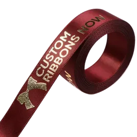 Double Face Satin Ribbon - Custom Promo Now - UK