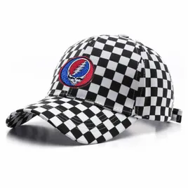 Two Tone Checkered Cotton Cap - Custom Promo Now - UK