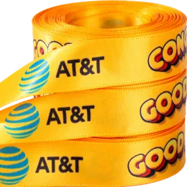 Heat Transferred Double Face Satin Ribbons - Custom Promo Now - UK