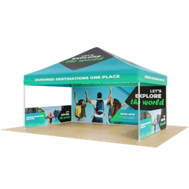 Custom Outdoor Canopy Tents Waterproof 15ft X 10ft - Custom Promo Now - UK