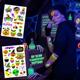 UV Glow Fluorescent Tattoos - Custom Promo Now - UK