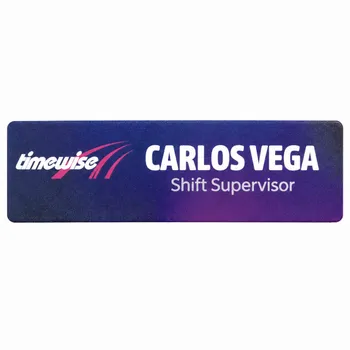 UV Printed Name Badges - Custom Promo Now - UK