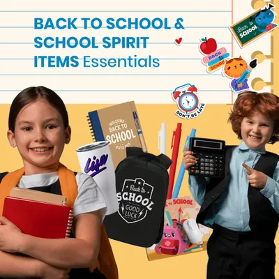Back to School/School Spirit Items Essentials - Custom Promo Now - UK