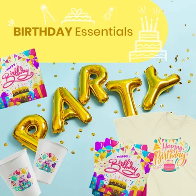 Birthday Essentials - Custom Promo Now - UK