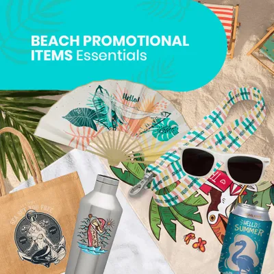 Beach Promotional Items Essentials - Custom Promo Now - UK