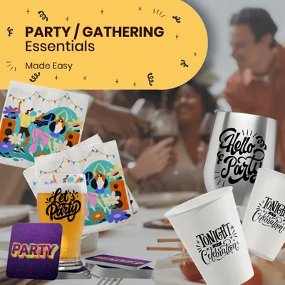 Party/Gathering Essentials - Custom Promo Now - UK
