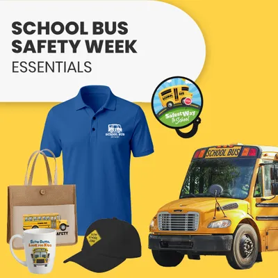 School Bus Safety Week Essentials - Custom Promo Now - UK