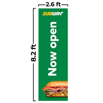 2.6 ft x 8.2 ft 2.6 ft x 8.2 ft - Custom Promo Now - UK