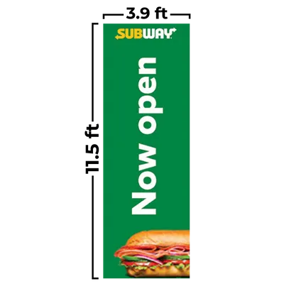 3.9 ft x 11.5 ft 3.9 ft x 11.5 ft - Custom Promo Now - UK