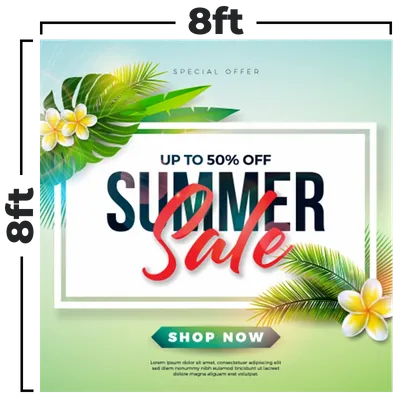 8 x 8 ft 8 x 8 ft - Custom Promo Now - UK