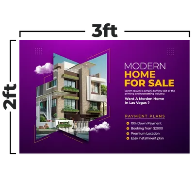 3 ft x 2 ft 3 ft x 2 ft - Custom Promo Now - UK