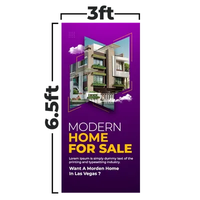 3 ft x 6.5 ft 3 ft x 6.5 ft - Custom Promo Now - UK