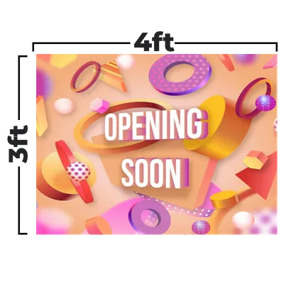 4 x 3 ft 4 x 3 ft - Custom Promo Now - UK