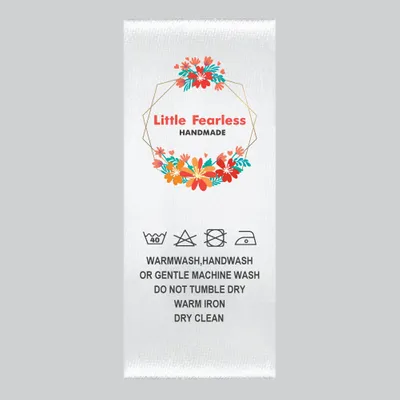 Satin Woven Label - Custom Promo Now - UK