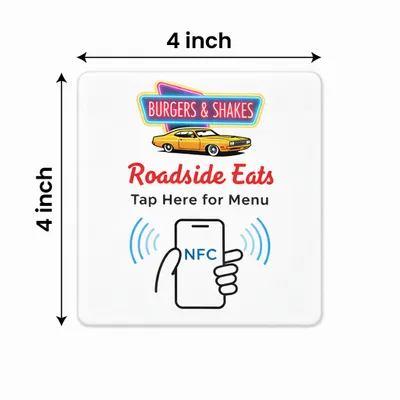 4 x 4 in - Custom Promo Now - UK