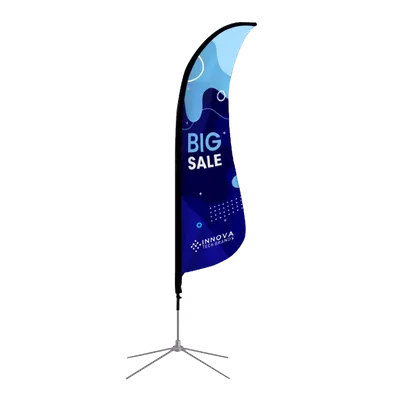 Shark Fin Flag - Custom Promo Now - UK