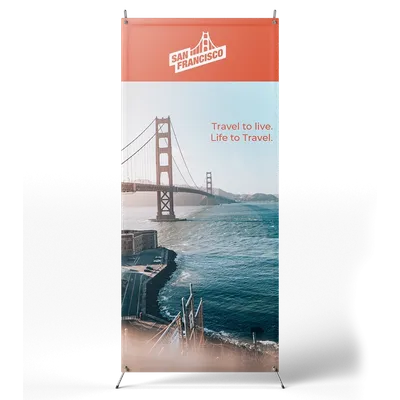 Korean Style X Banner Stands - Custom Promo Now - UK