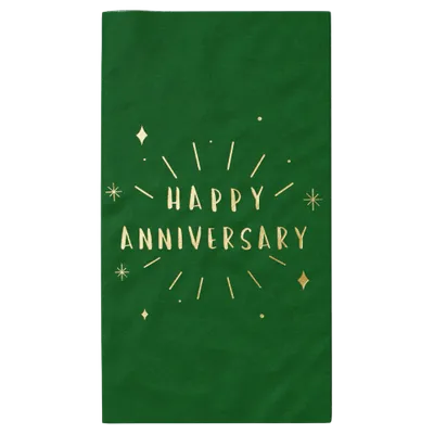 Custom Foil Stamped Towel Napkin - Custom Promo Now - UK