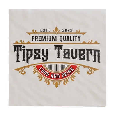 Custom Linen Beverage Napkin - Custom Promo Now - UK