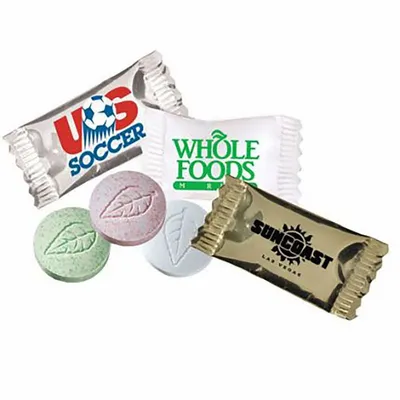 Jumbo Wrapped Peppermints - Custom Promo Now - UK